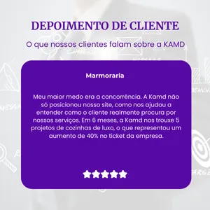 Depoimento e orçamento de cliente KAMD