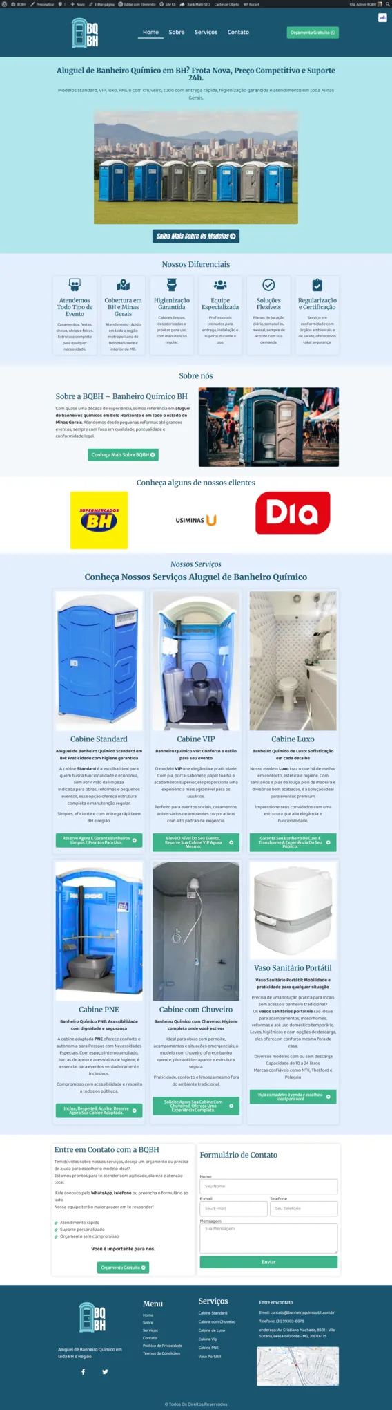 Banheiro Químico BH