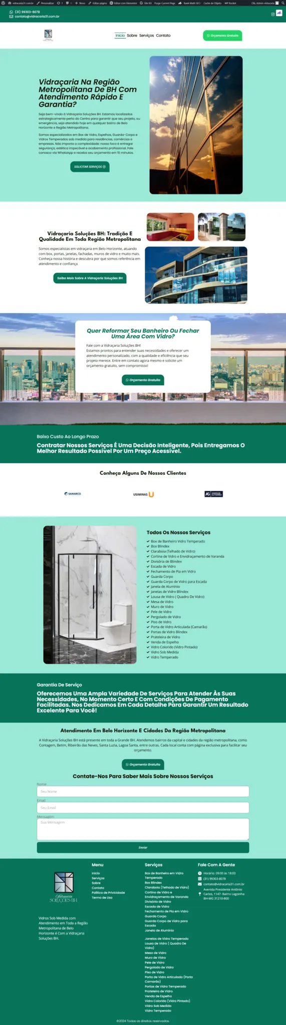 Vidraçaria Soluções BH