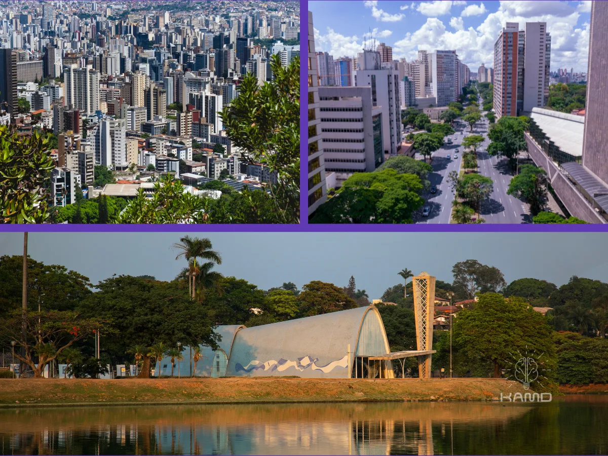 Regiões atendidas pela KAMD em todo o Brasil